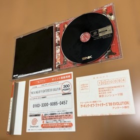 The King of Fighters KOF DC Dreamcast 1999 Evolution, used, working condition