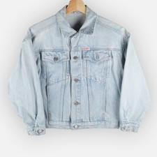 VTG Guess Jeans Denim Jacket Georges Marciano Design Light Wash USA Size S