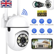Security CCTV Camera Wireless WIFI 2.4G 1080P IP Outdoor HD Smart Home PTZ Wired
