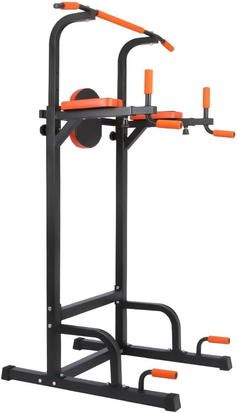 Power Tower Pull Up Dip Station Knee Raise Home Gym Workout Equipment Steel