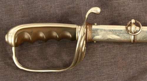 US M1902 officer sword "Sabre for all Officers" with scabbard