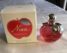NINA By Nina Ricci Eau De Toilette  2.7 fl.oz. Apple Shaped Bottle Only Empty