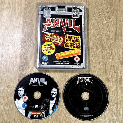 Anvil The Story of Anvil DVD + This is Thirteen CD Documentary Film