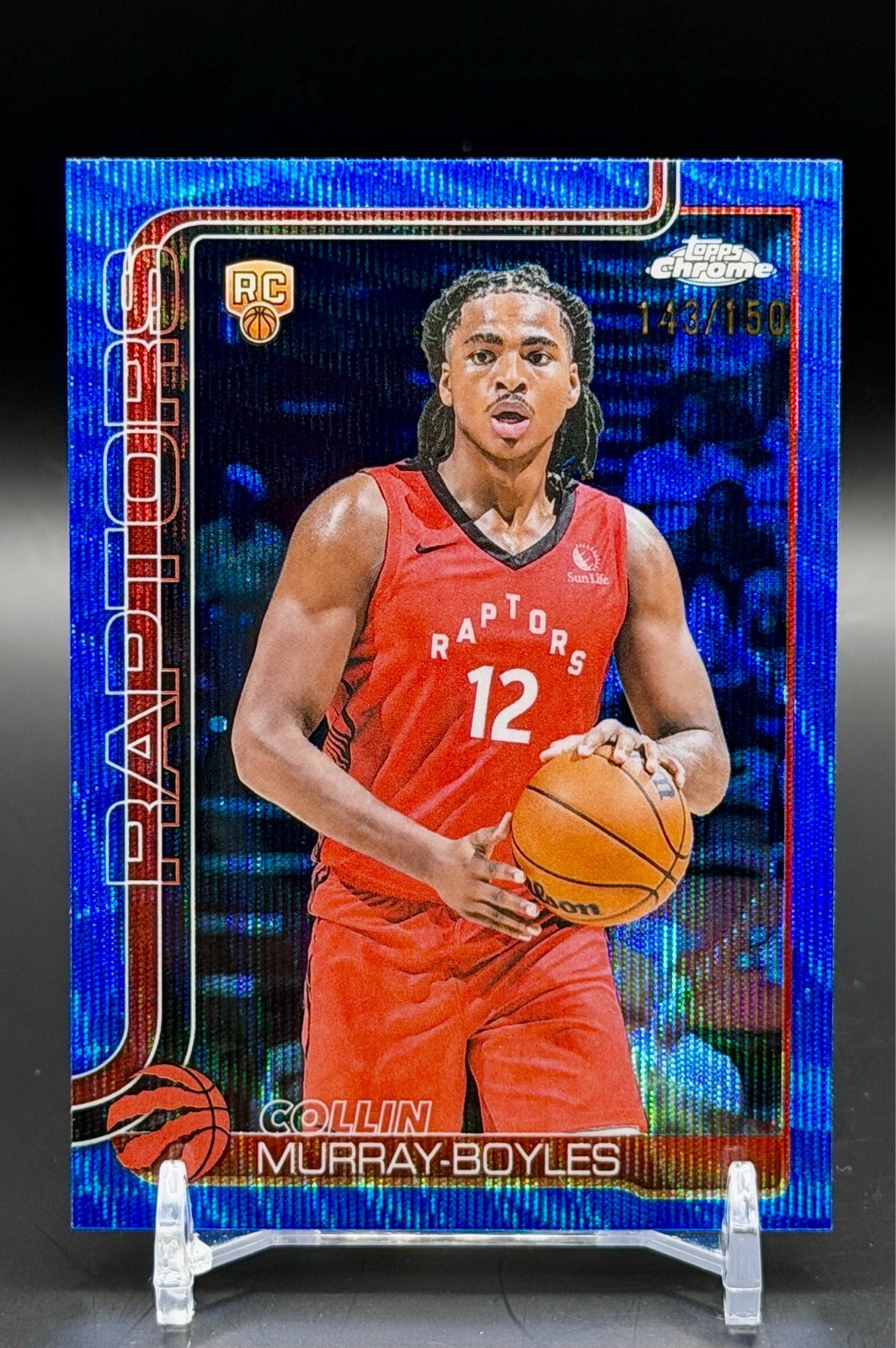 2025-26 Topps Chrome - Collin Murray-Boyles RC #259 Blue Wave Refractor /150