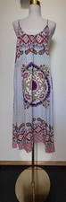 Strappy Cotton Maxi Dress - Mandala Pattern - Size L