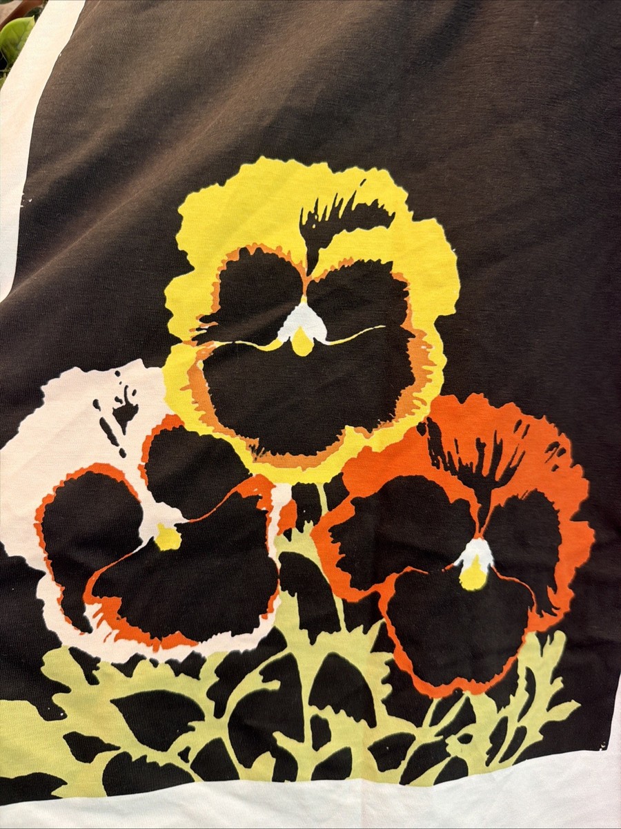 Loewe x Joe Brainard Pansies Print T-shirt Size XL | eBay
