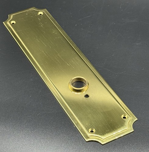 Back Plate Polish Heavy Brass Escutcheon Plate