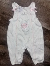 Baby Girl Happy Baby Cotton Overalls Vintage 6-9 Months