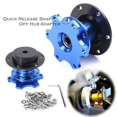 Universelle Schnellspanner Lenkrad Nabe Snap Off Adapter Kit Blau
