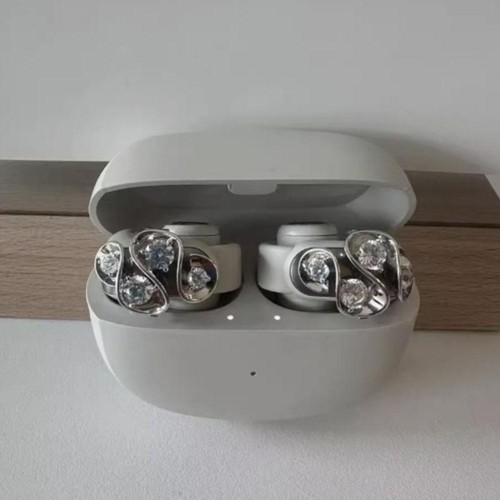 Open Headphone Clip-On Rhinestones headphone accessories I1Z7 - Zdjęcie 10 z 28
