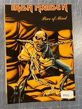 IRON MAIDEN ROCK BAND ONE STOP 4X6 SALESMAN SAMPLE MINI POSTER #800 RARE