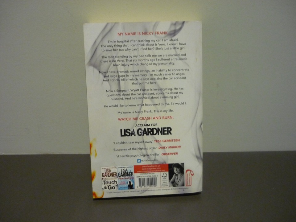 LISA GARDNER SUSPENSE CRASH & BURN BOOK 3 TESSA LEONI COMBINE