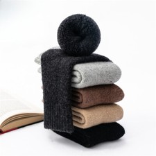 3 pairs of men and women's winter warm and cold resistant elastic cotton socks