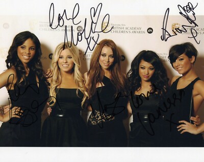 Die Samstage signiertes Foto - Frankie, Mollie, Una, Vanessa & Rochelle COA-AFTAL