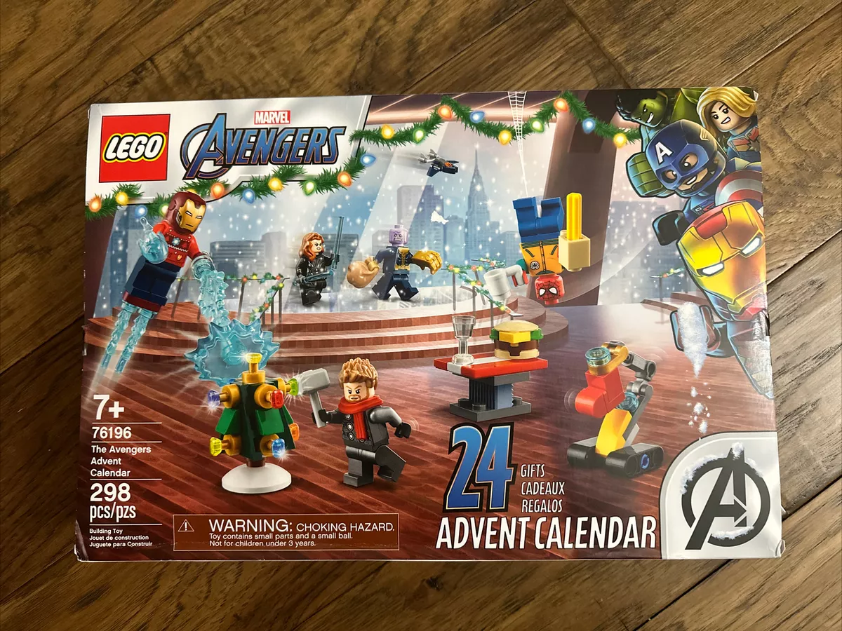 LEGO Marvel The Avengers Advent Calendar 76196 Building Toy for Fans of  Super Hero Toys (298 Pieces)