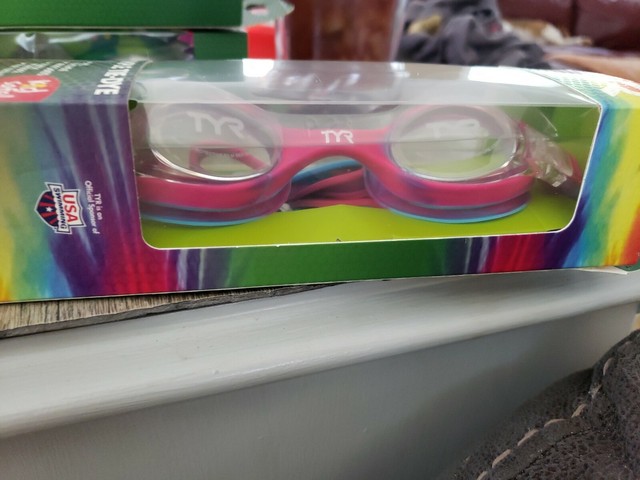 tyr youth tie dye swimple goggles