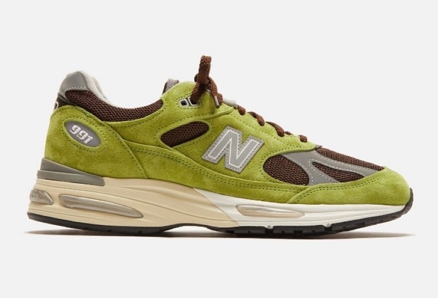 靴 newbalance991v2 25cm New Balance 991v2 MiUK Danielle Cathari Matcha Unisex Men's Size 5