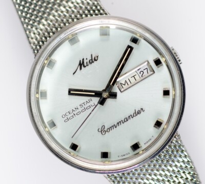 Mido Ocean Star datoday Commander Automatic Milaneseband Edelstahl 37mm  Unisex