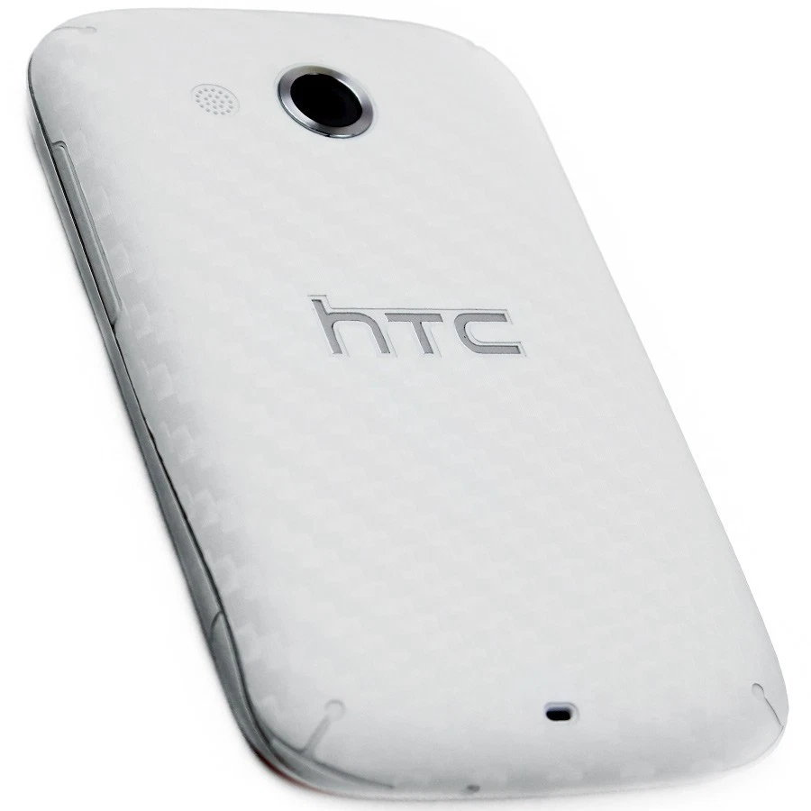 ArmorSuit MilitaryShield HTC Desire C Screen Protector + White Carbon Fiber Skin - Image 3 of 4