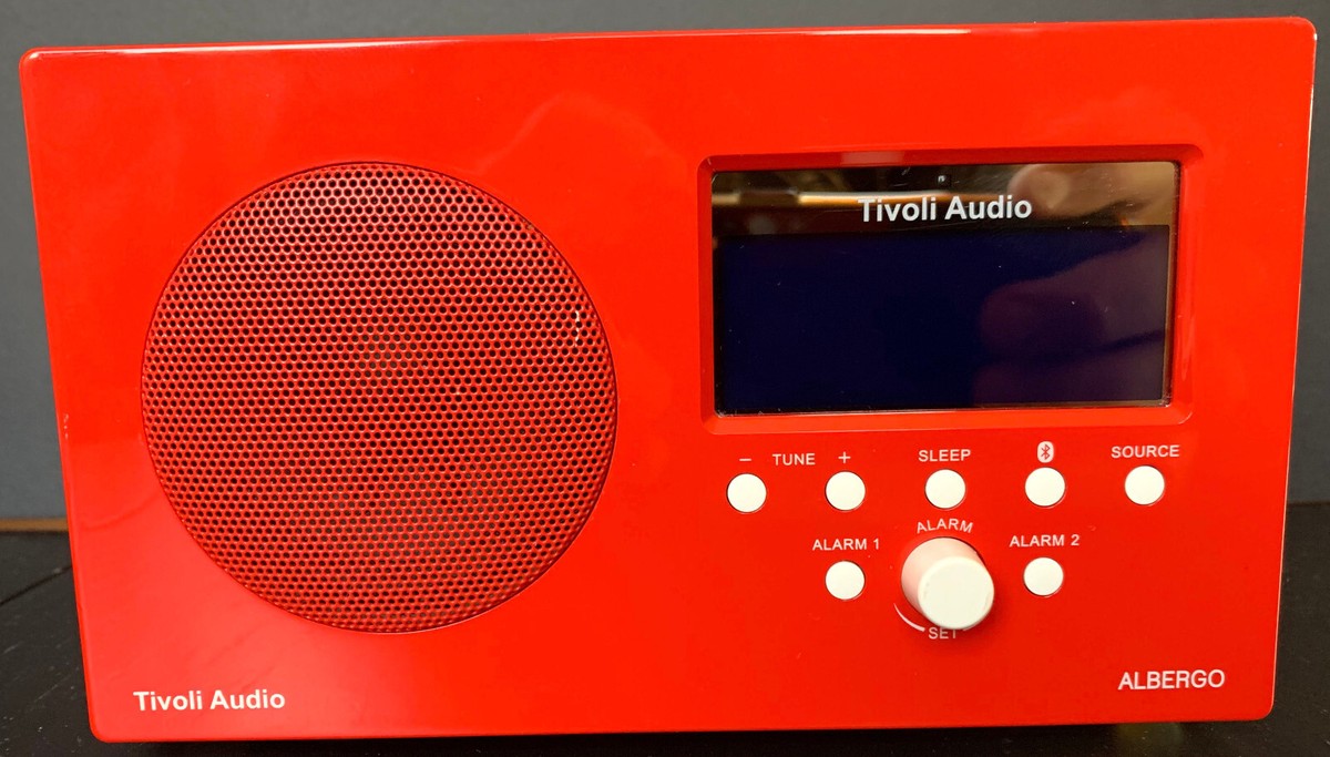 -*-様 Tivoli Audio Albergo Tivoli Audio Albergo Wood AM/FM/BT Clock Radio w/ AC Power