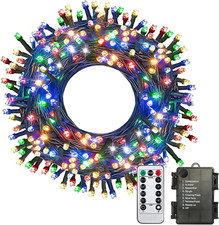 33Ft Christmas String Lights with Remote Control  Timer  8 Modes Waterproof,10
