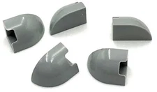 Lego 5 New Light Bluish Gray Slope Sloped Curved 1 x 1 x 1 1/3 Corners Parts