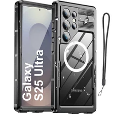 Magsafe Case for Samsung Galaxy S25 Ultra S24 Plus Waterproof Shockproof Cover