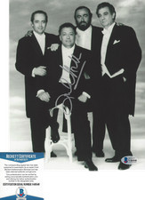 CONDUCTOR ZUBIN MEHTA SIGNED 8x10 PHOTO THREE TENORS PAVAROTTI BECKETT COA BAS