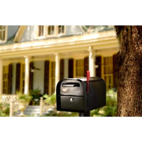 NEW! Oasis 360 Black, Large, Steel, Locking Parcel Mailbox With 2-Access Doors - Picture 12 of 13