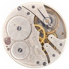 7-Jewel Antique Pocket Watch Movement Hampden Grade No. 300 12-Size