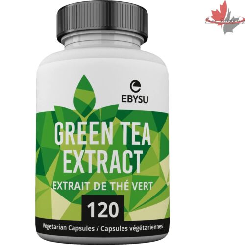 Extrait de thé vert avec EGCG - 120 jours d'approvisionnement - 80 % catéchines - 120 pièces bouteille - Photo 1 sur 16