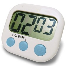 Super Loud LCD Kitchen Timer Dual Countdown Cooking Timer Loud Alarm