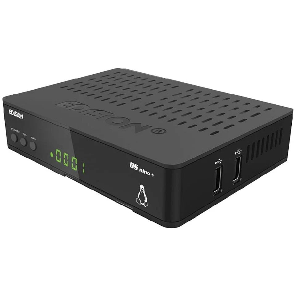 Edision OS Nino+ 1x DVB-S2 1xDVB-C/T2 Full HD E2 Linux H.265 Combo Wifi Receiver - Bild 4 von 4