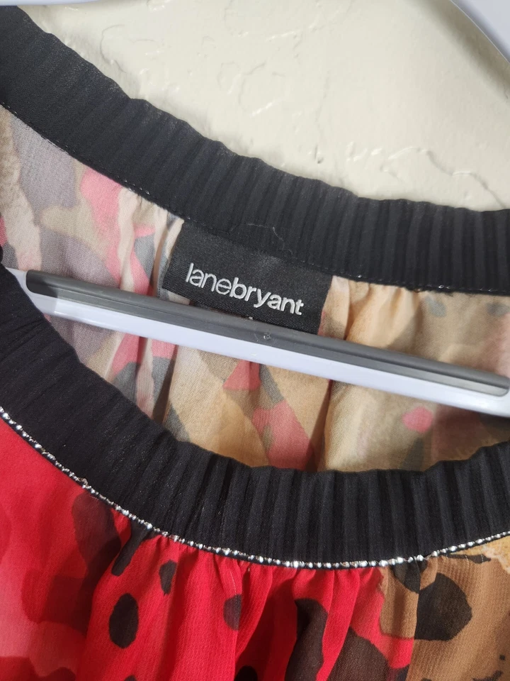 Cubierta de traje de baño para mujer Lane Bryant túnica O/S Foto 2 de 3