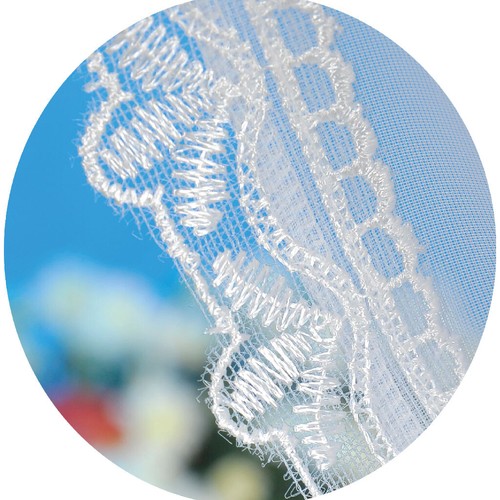 Gardinenset Stangendurchzug Voile Küchengardine Scheibengardine Microsatin Küche - Bild 27 von 27