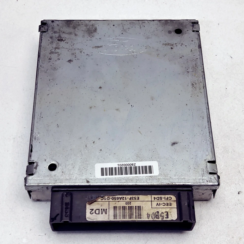 ECM ECU Engine Control Module Computer From 1985 Ford Tempo E53F-12A650-D1C - Image 3 of 4