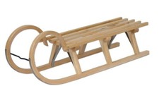 Hörnerrodel Tatry2/110 Länge 110 cm Holzschlitten Schlitten Holz 95kg belastbar