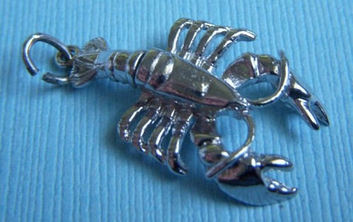 Vintage lobster His Lordship Production HLP sterling charm