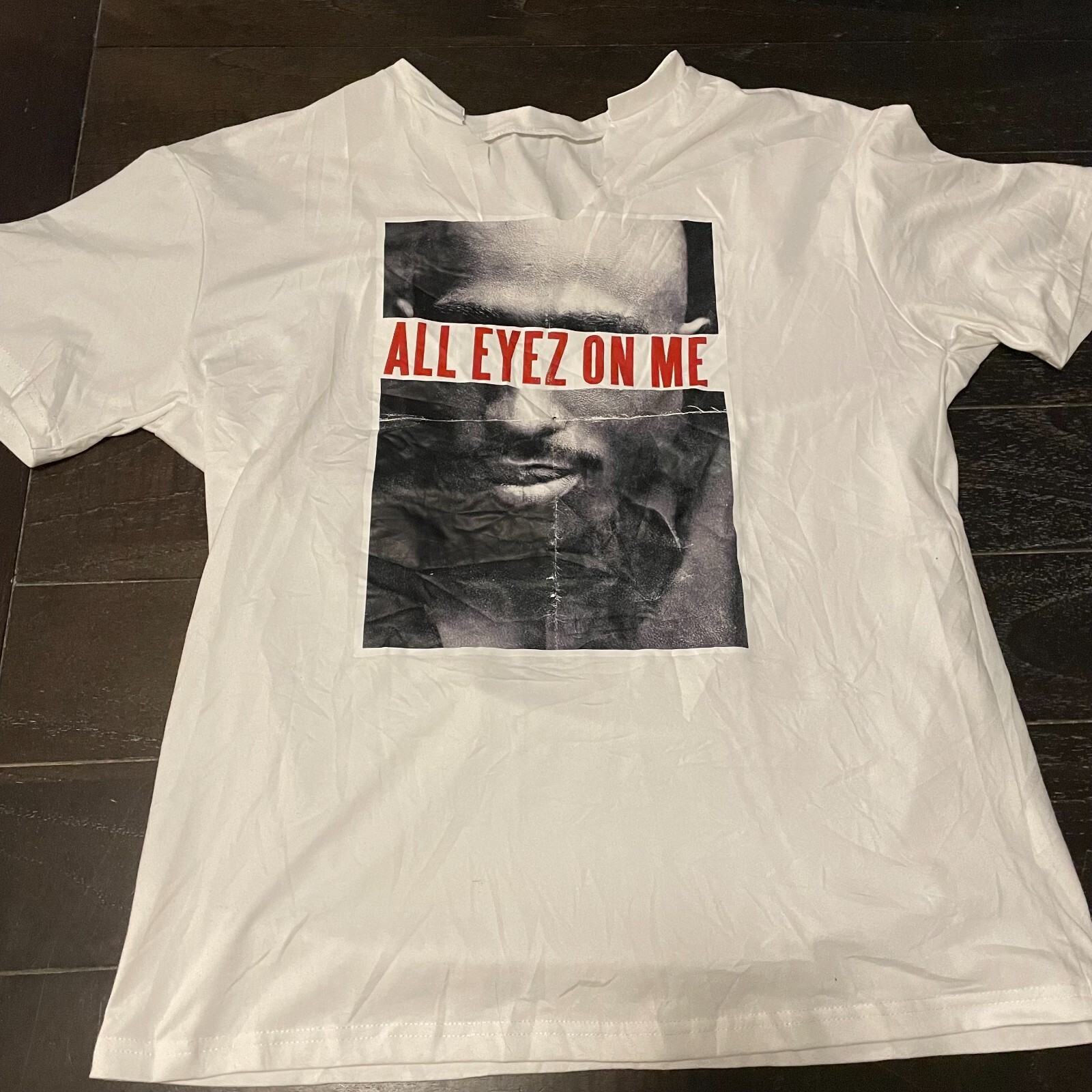 FILA T shirt uomo Tupac Shakur 2Pac All Eyes On Me rapper maglietta hip hop rap taglia M