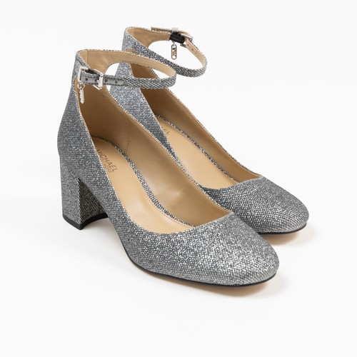 Escarpins femme Michael Kors Perla paillettes Mary Jane argent taille 6 - Photo 2/7