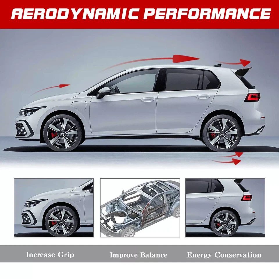 52'' Rear Trunk SUV Window Spoiler Wing Lip Carbon Fiber For Mazda CX-7 07-12 - Изображение 3 из 4