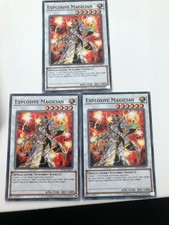 Yugioh Explosiver Magier OP10-DE017 Common Mint Zustand x3
