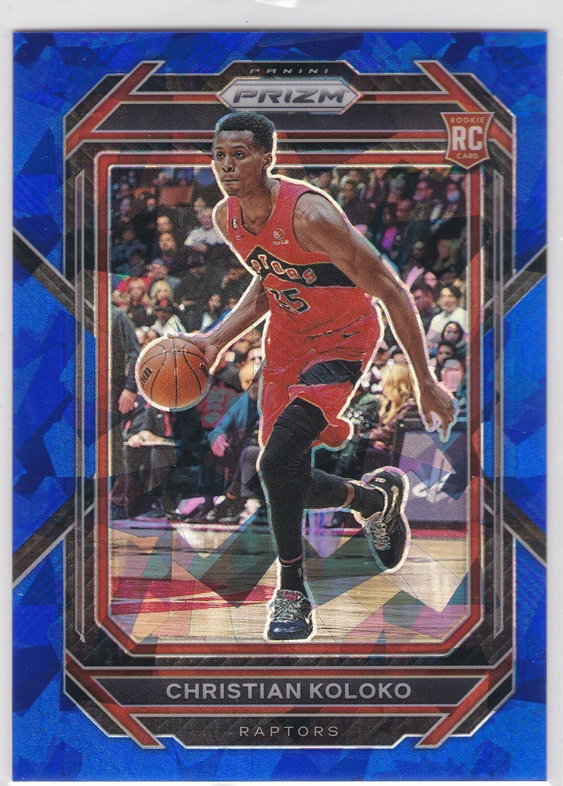 2022-23 Panini Prizm Blue Ice Prizm #265 Christian Koloko RC Rookie Card 45/125