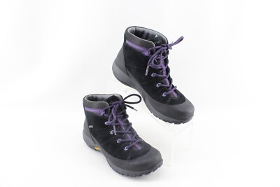 Dansko Paulette Hiking Boots- Womens Sz 36 Black Purple Waterproof-Athletic  Lace