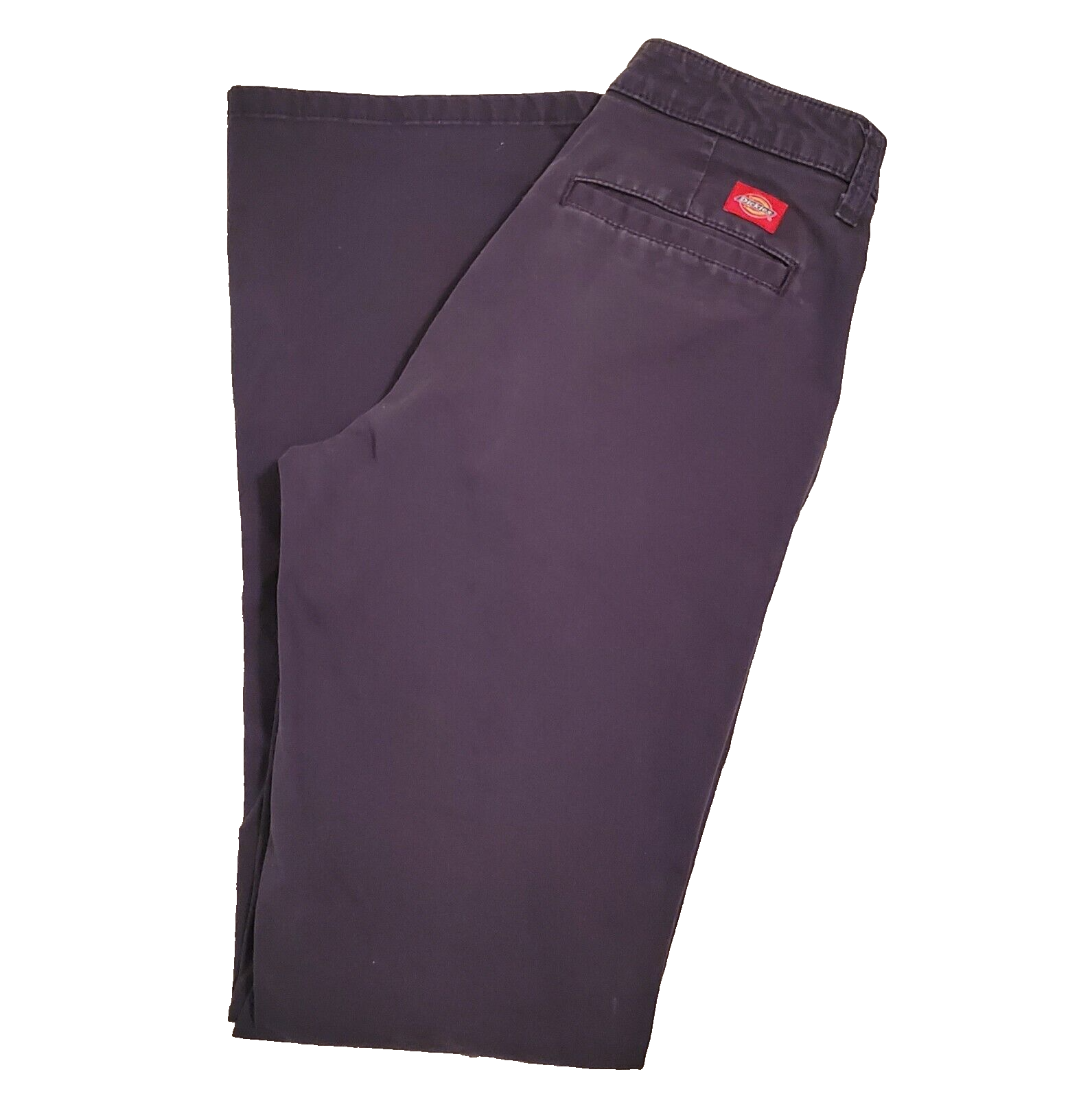 Women's Dickies Bootcut Pants Size 2 Regular Flex Slim Fit Pants Navy