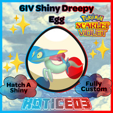Dreepy ✨ SHINY 6IV EGG ✨ Pokemon Scarlet & Violet ✨ TEAL MASK DLC ✨