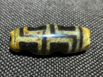 Old Tibetan Nepalese Himalayan Ancient 4 eye Old Dzi Talisman Beads Amulet