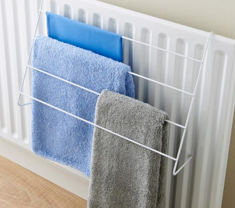Pack of Bar Radiator Airer Dryer Clothes Drying Rack Rail Towel Holder  Hang