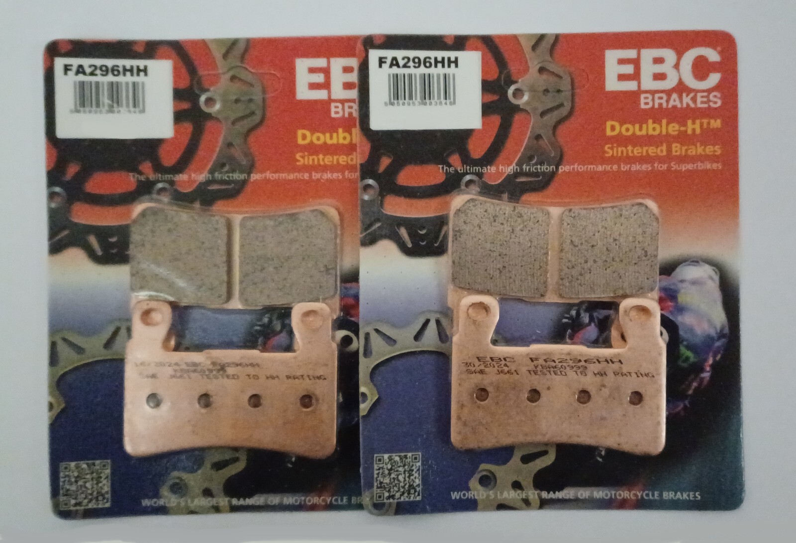 EBC Sintered FRONT Disc Brake Pads Fits HONDA CBR600F (1999 to 2006)