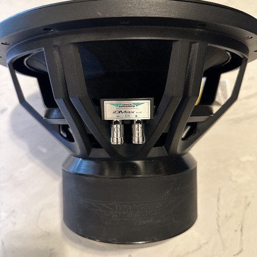 Image Dynamics IDMAX12D4 v4 12" 1000W RMS Car Subwoofer w/OEM Chrome screws - Picture 5 of 11